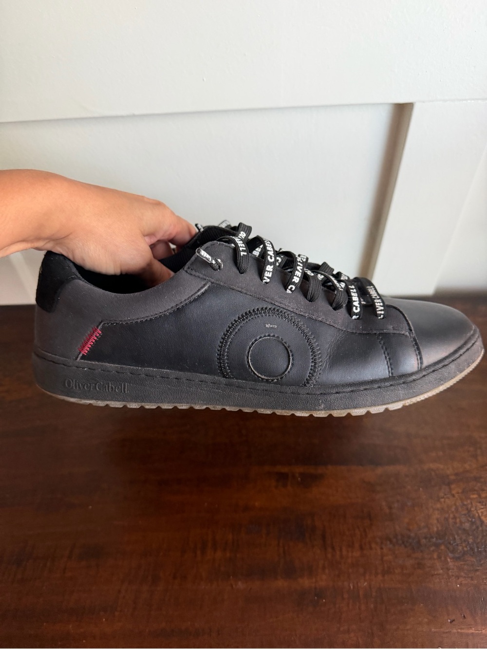 Oliver Cabell Low 1 Ghost Black Shoes Sneakers